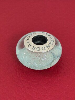 Pandora Elsa's Signature Color Murano Glass Charm Bead S925 ALE